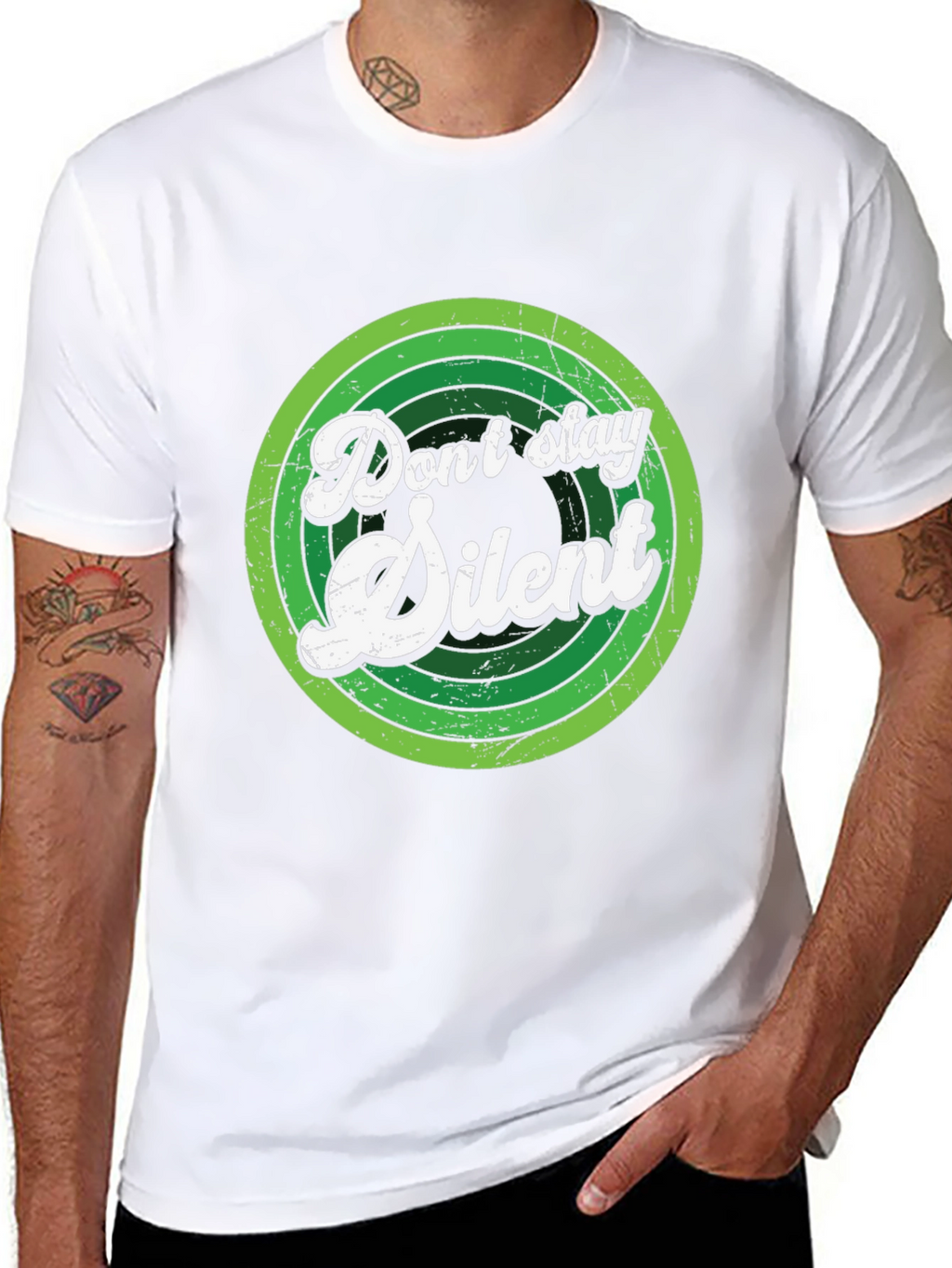 Dont Stay Silent Graphic Tee - Activism Shirt