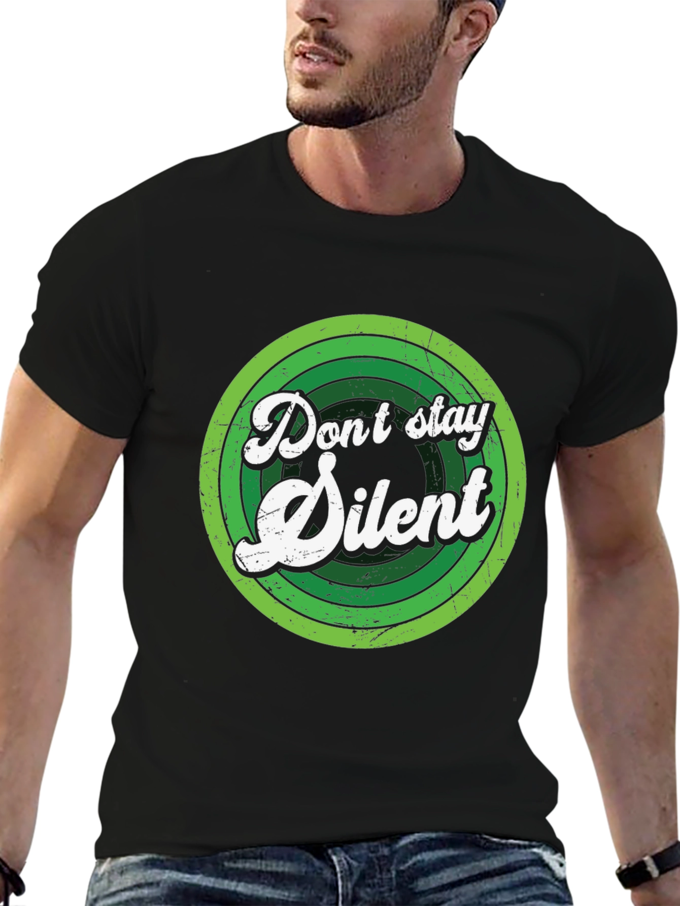 Dont Stay Silent Graphic Tee - Activism Shirt