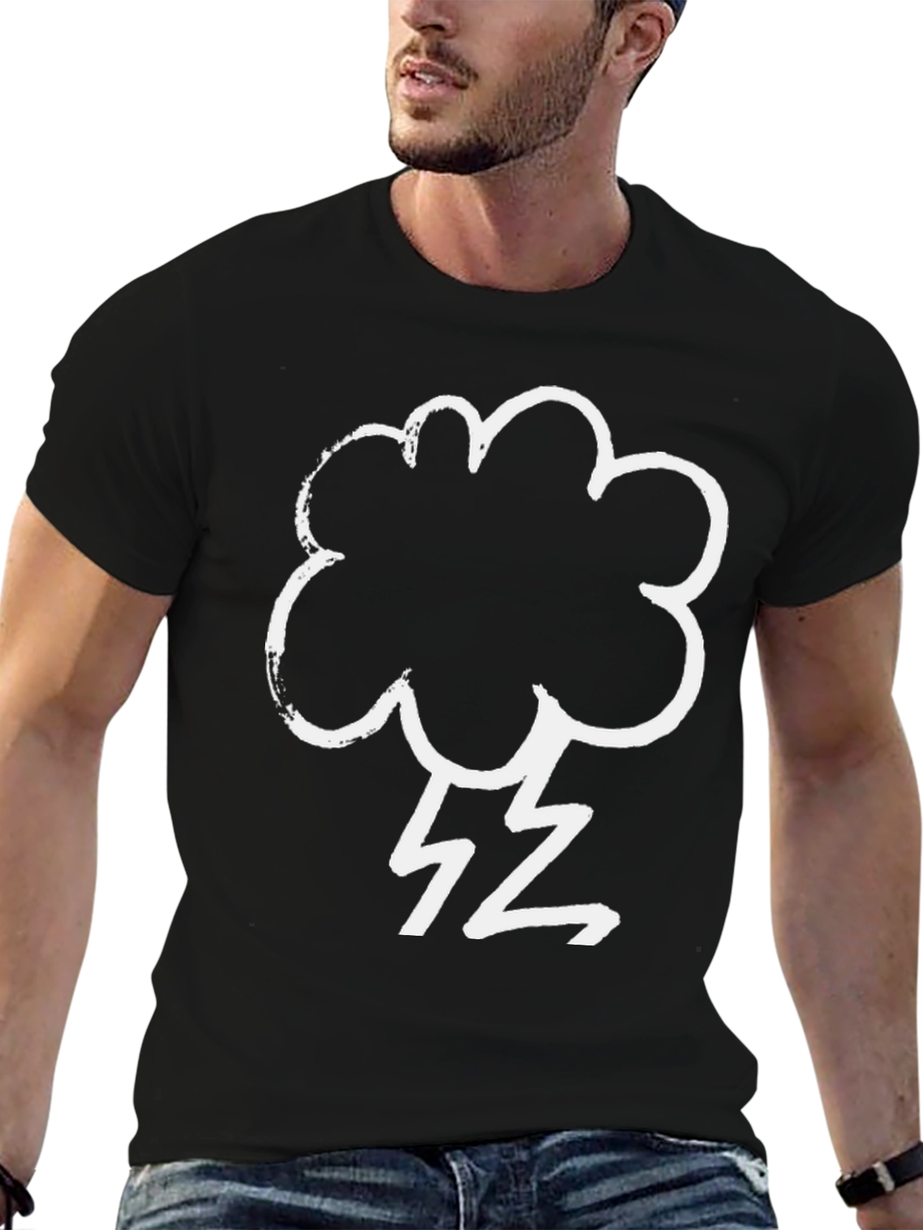 Cloud & Lightning Graphic Tee