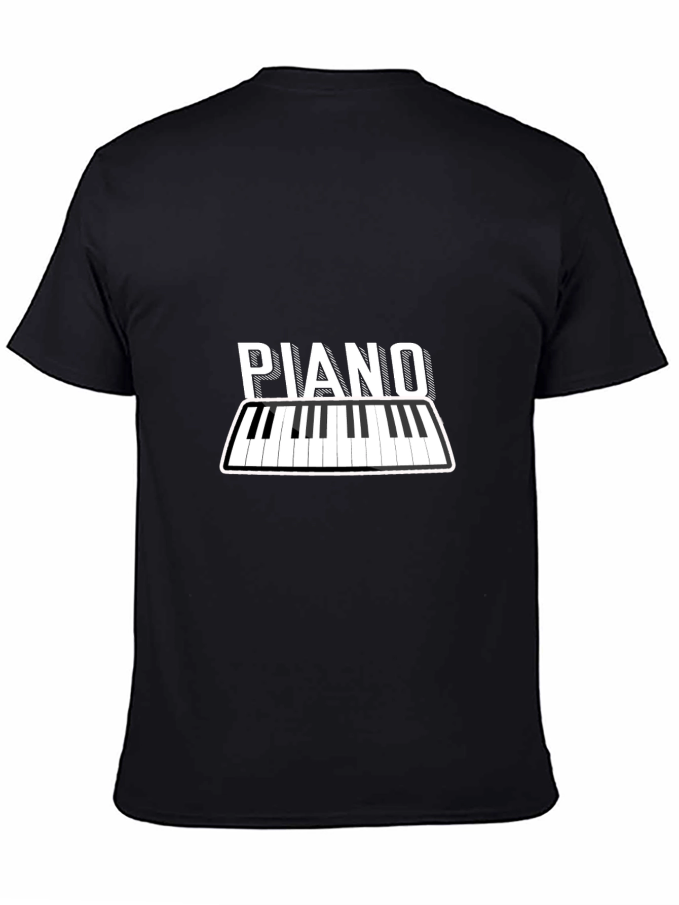 Piano Keyboard Graphic Tee - Music Lover T-Shirt