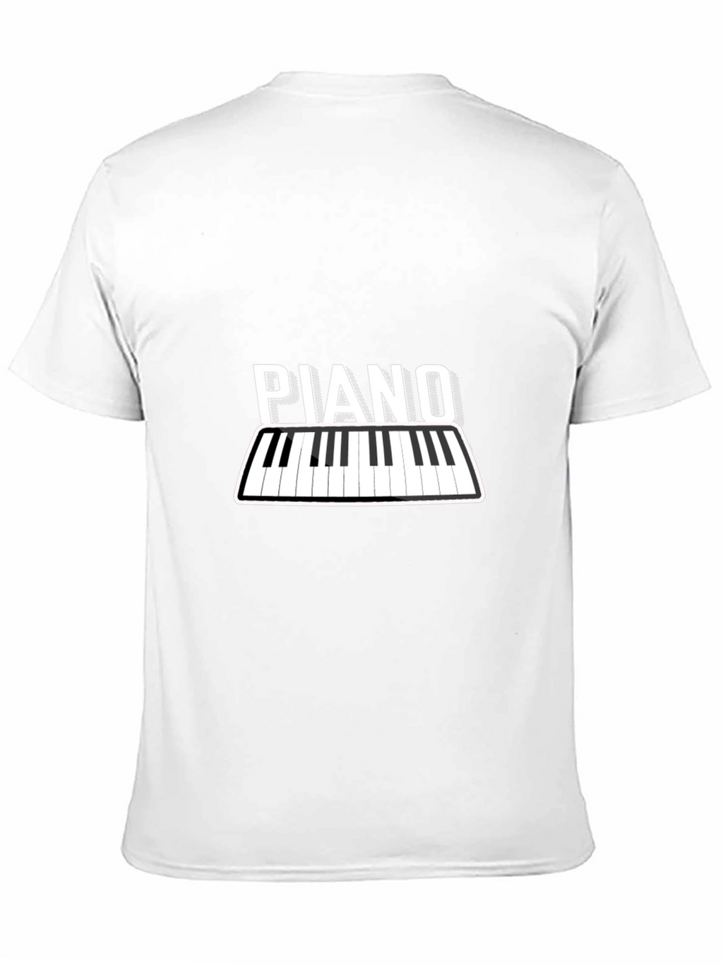 Piano Keyboard Graphic Tee - Music Lover T-Shirt