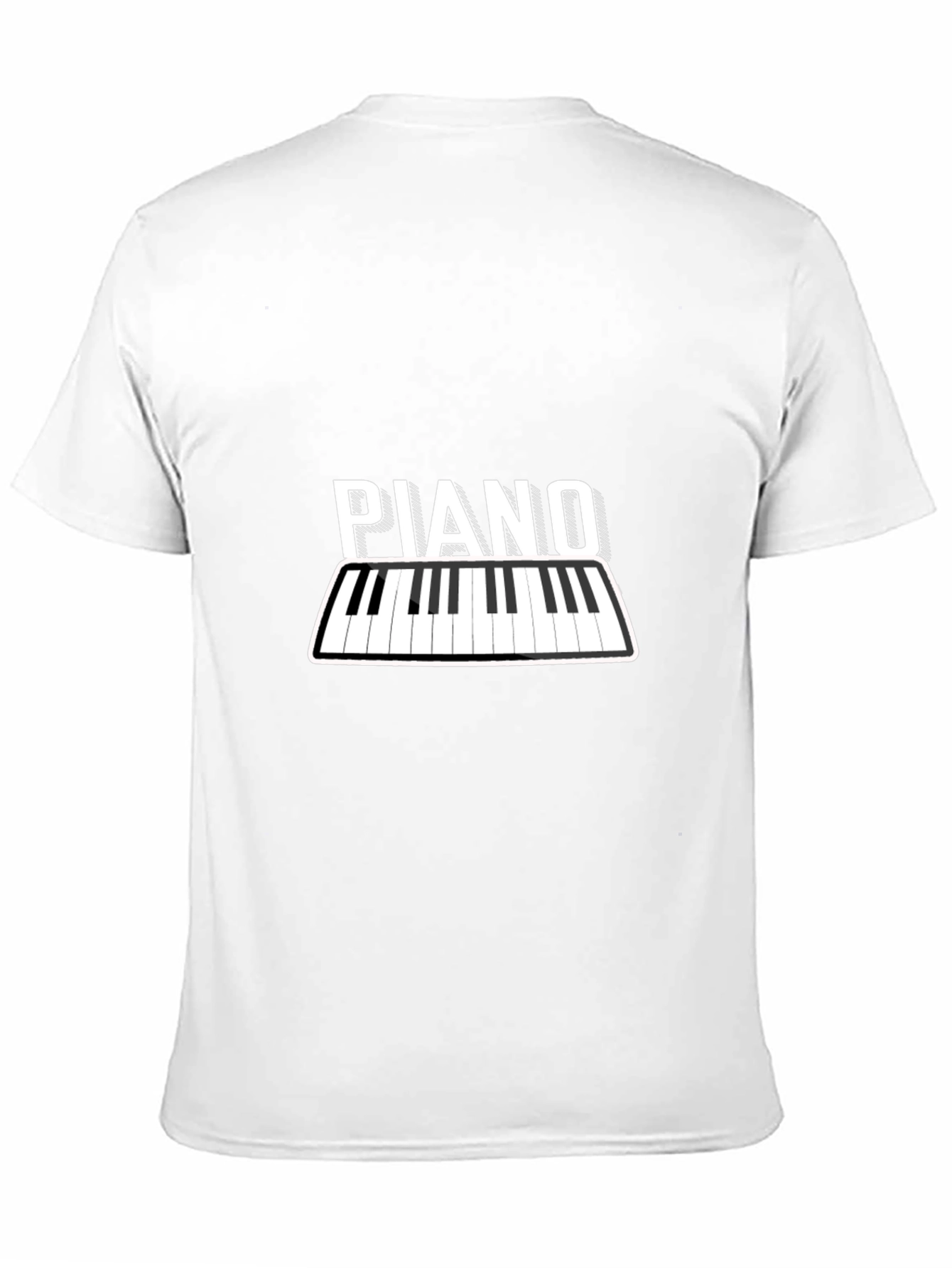 Piano Keyboard Graphic Tee - Music Lover T-Shirt
