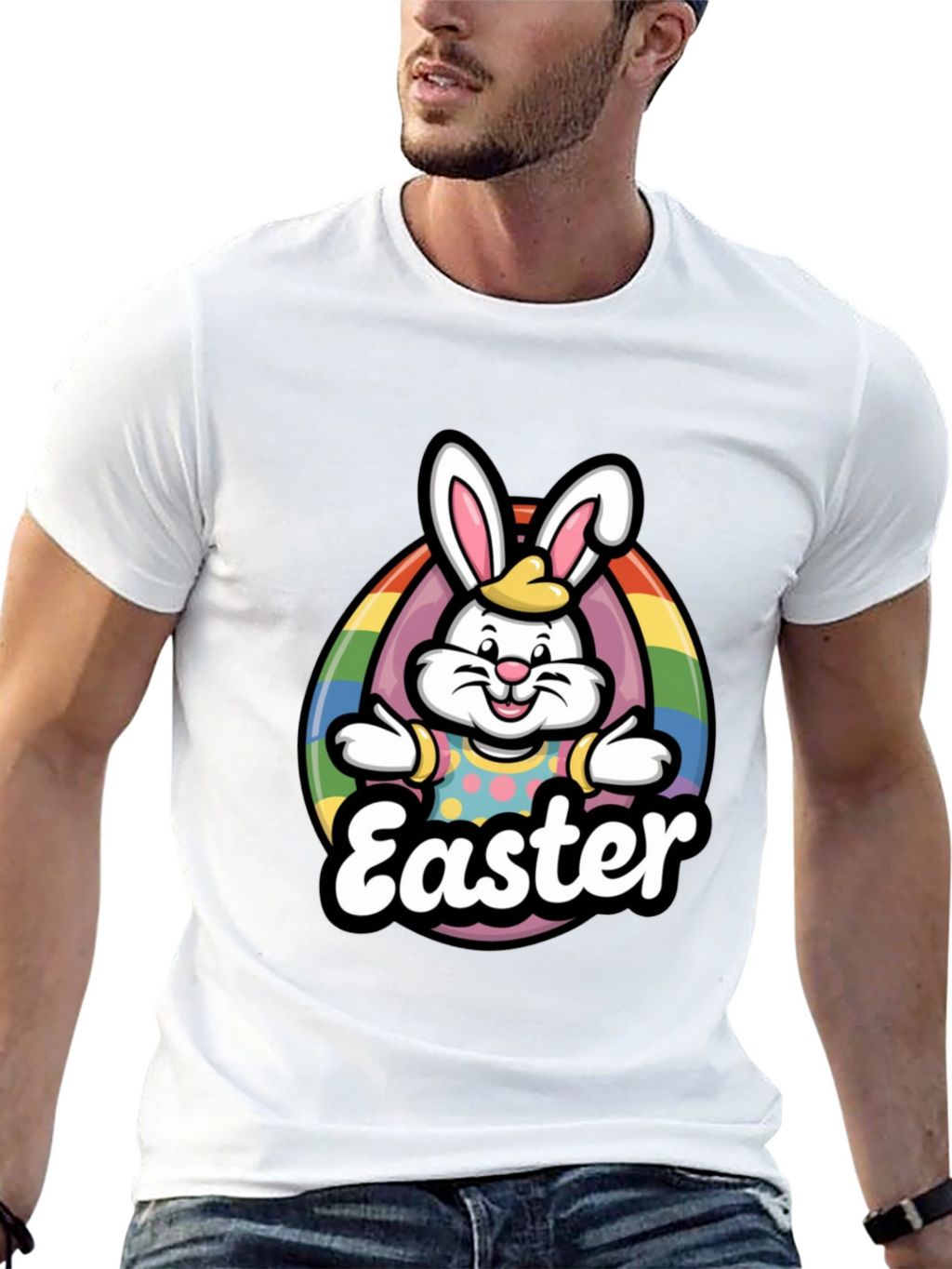 Easter Bunny Rainbow T-Shirt