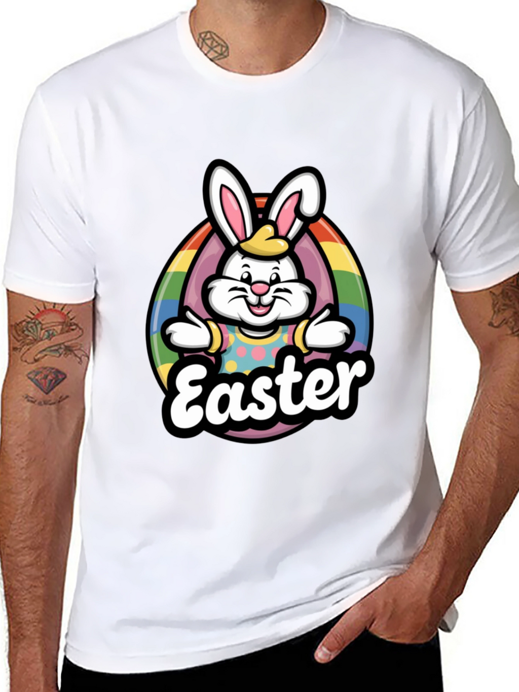 Easter Bunny Rainbow T-Shirt
