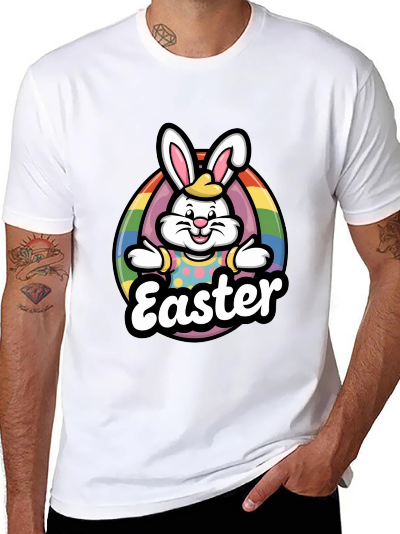 Easter Bunny Rainbow T-Shirt