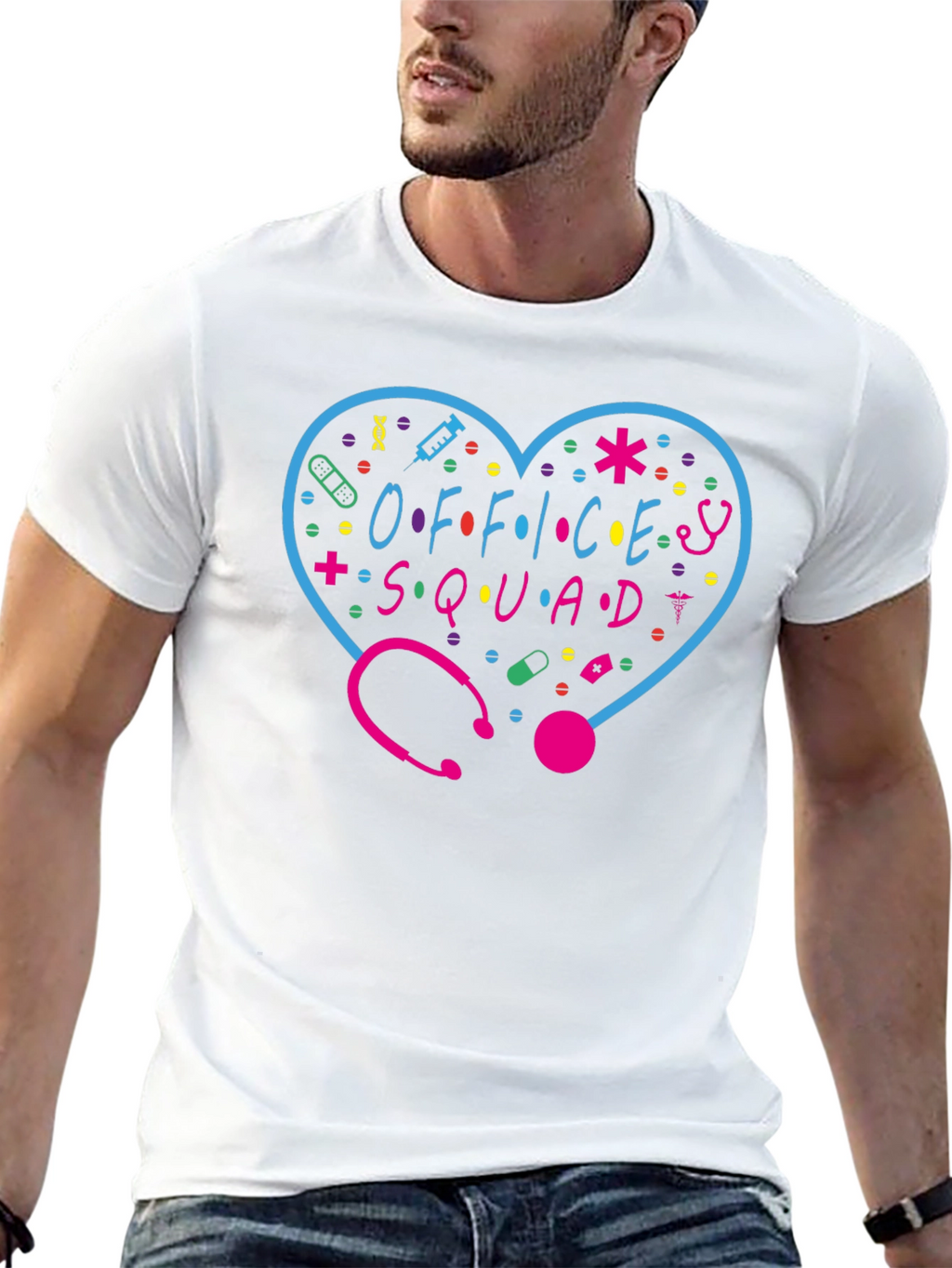 Office Squad T-Shirt - Medical Team Apparel
