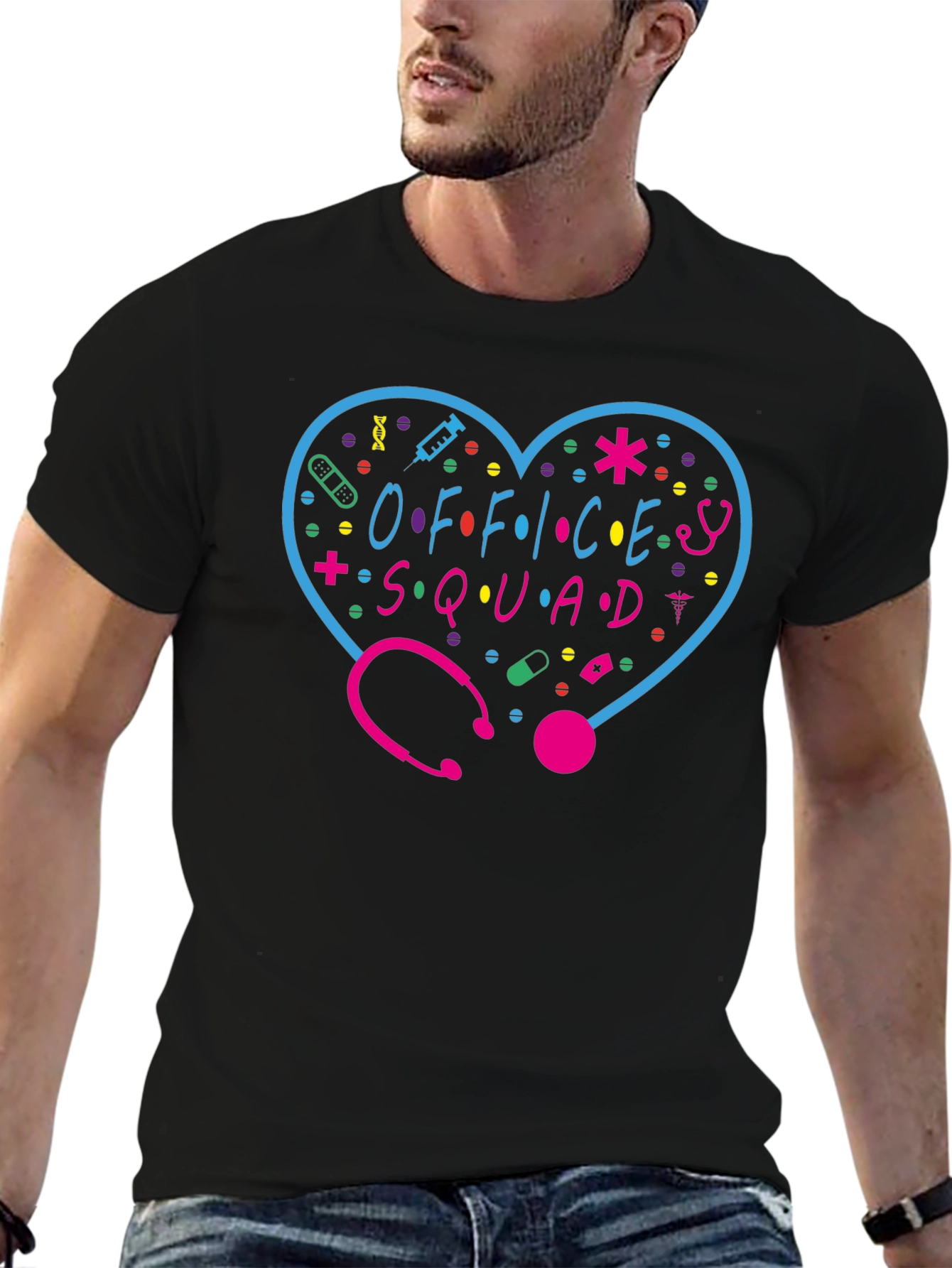 Office Squad T-Shirt - Medical Team Apparel