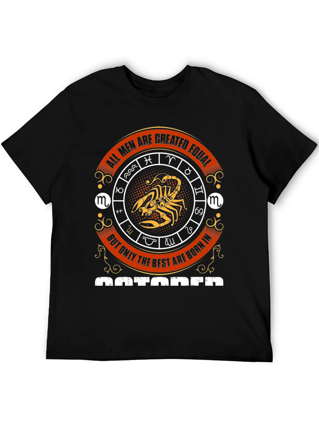Mens October Zodiac T-Shirt