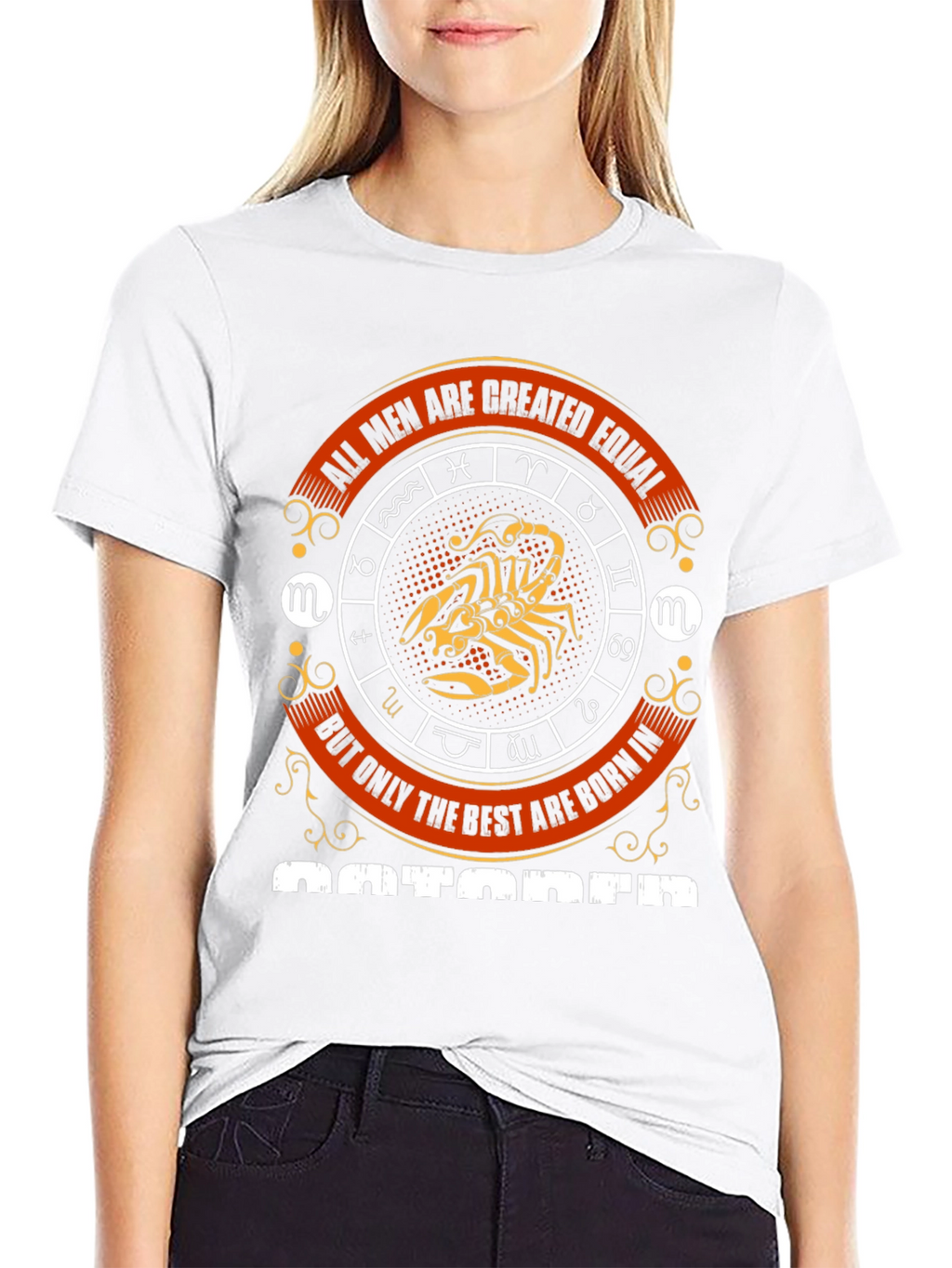 Mens October Zodiac T-Shirt
