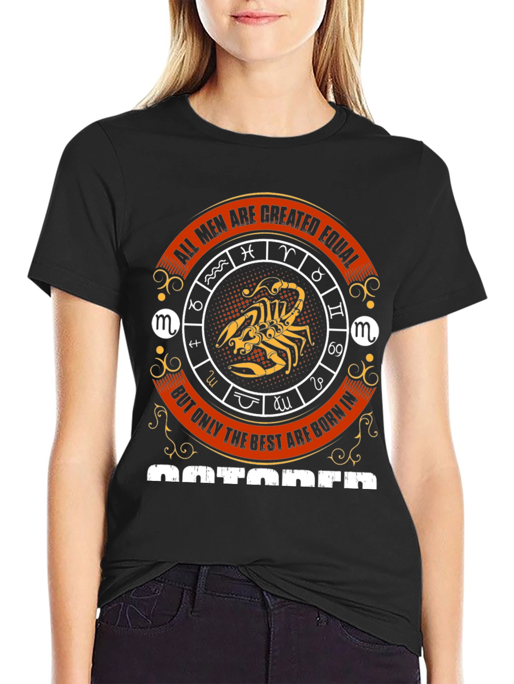 Mens October Zodiac T-Shirt