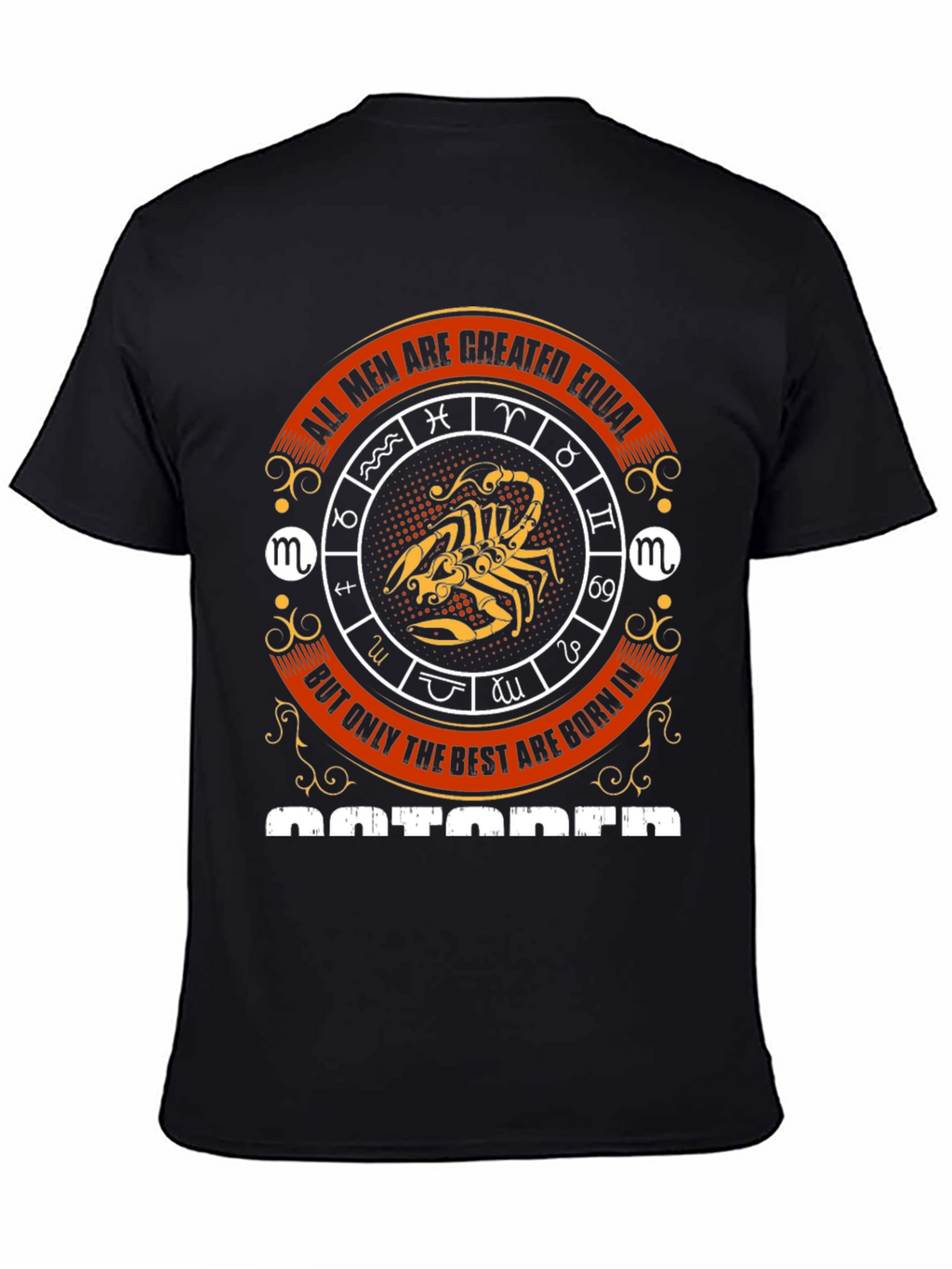 Mens October Zodiac T-Shirt