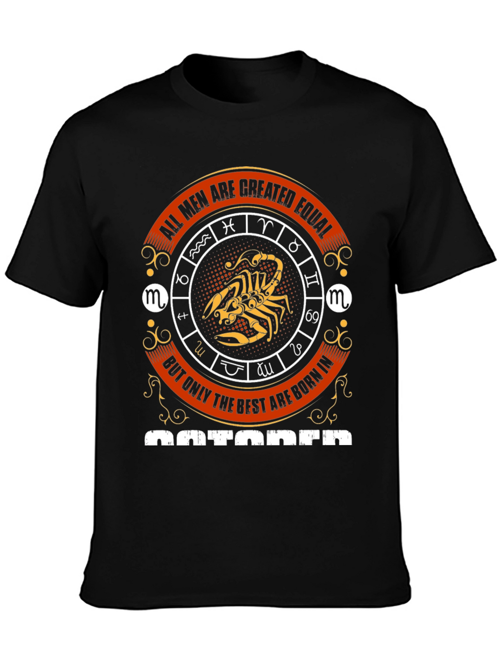 Mens October Zodiac T-Shirt