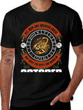 Mens October Zodiac T-Shirt