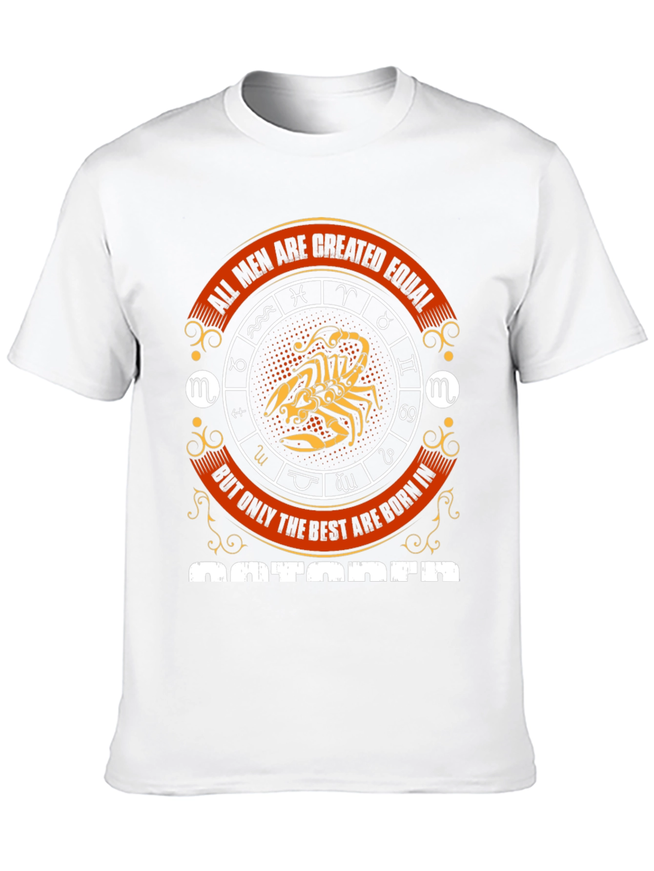 Mens October Zodiac T-Shirt