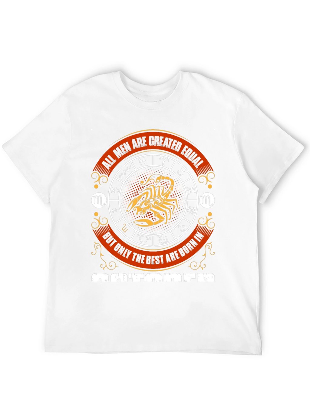Mens October Zodiac T-Shirt