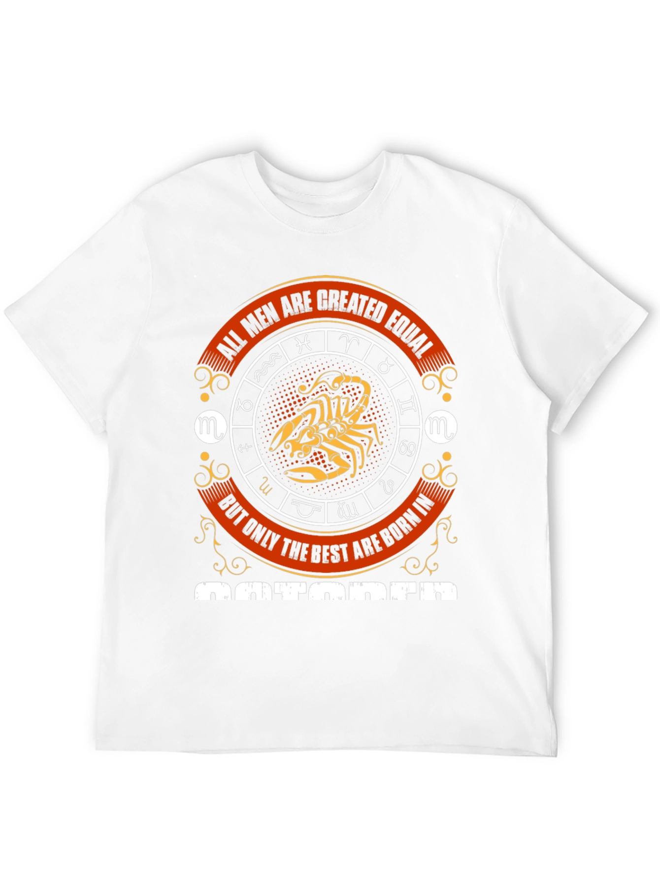 Mens October Zodiac T-Shirt