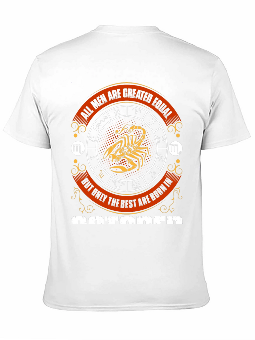 Mens October Zodiac T-Shirt