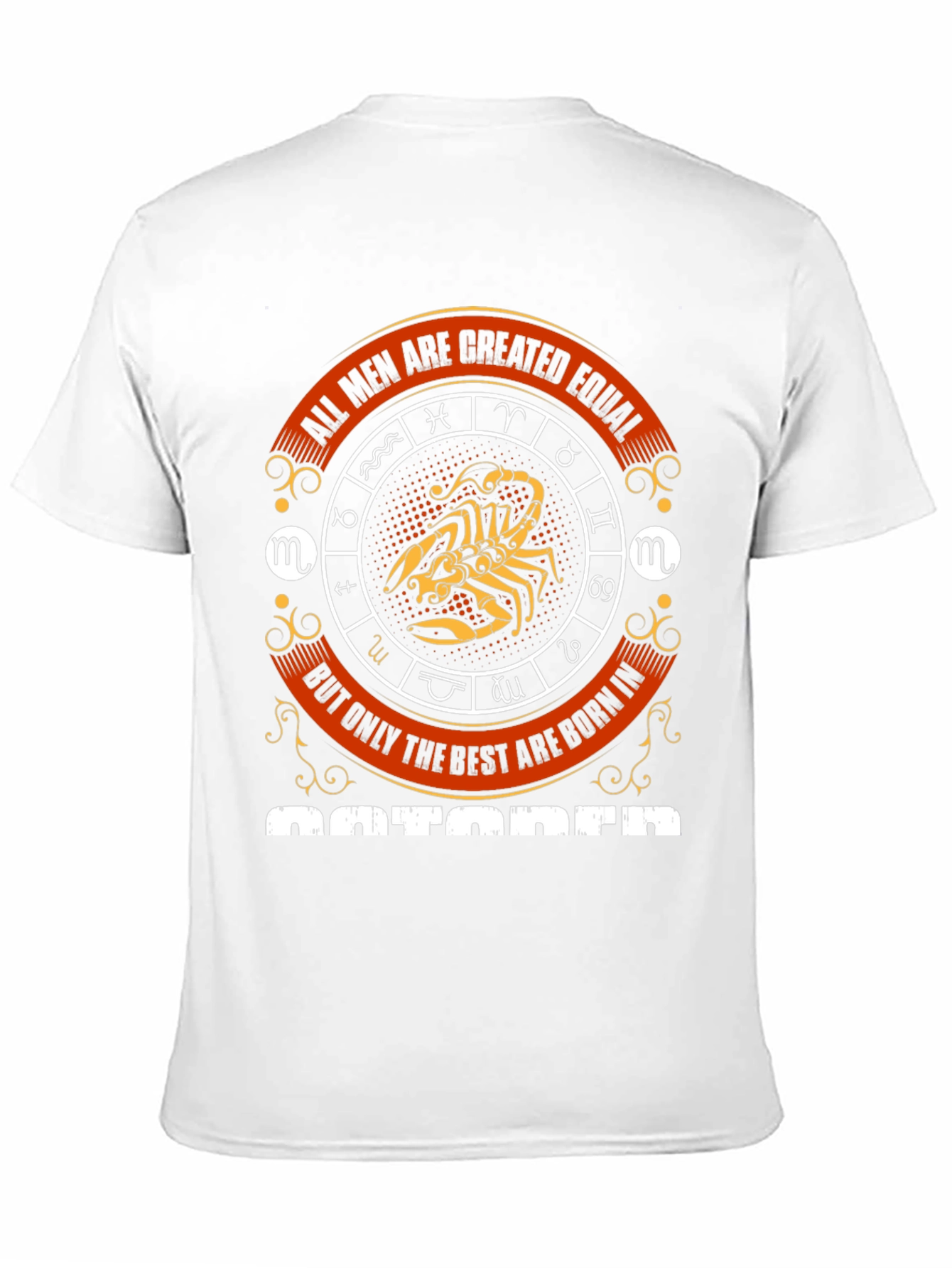 Mens October Zodiac T-Shirt