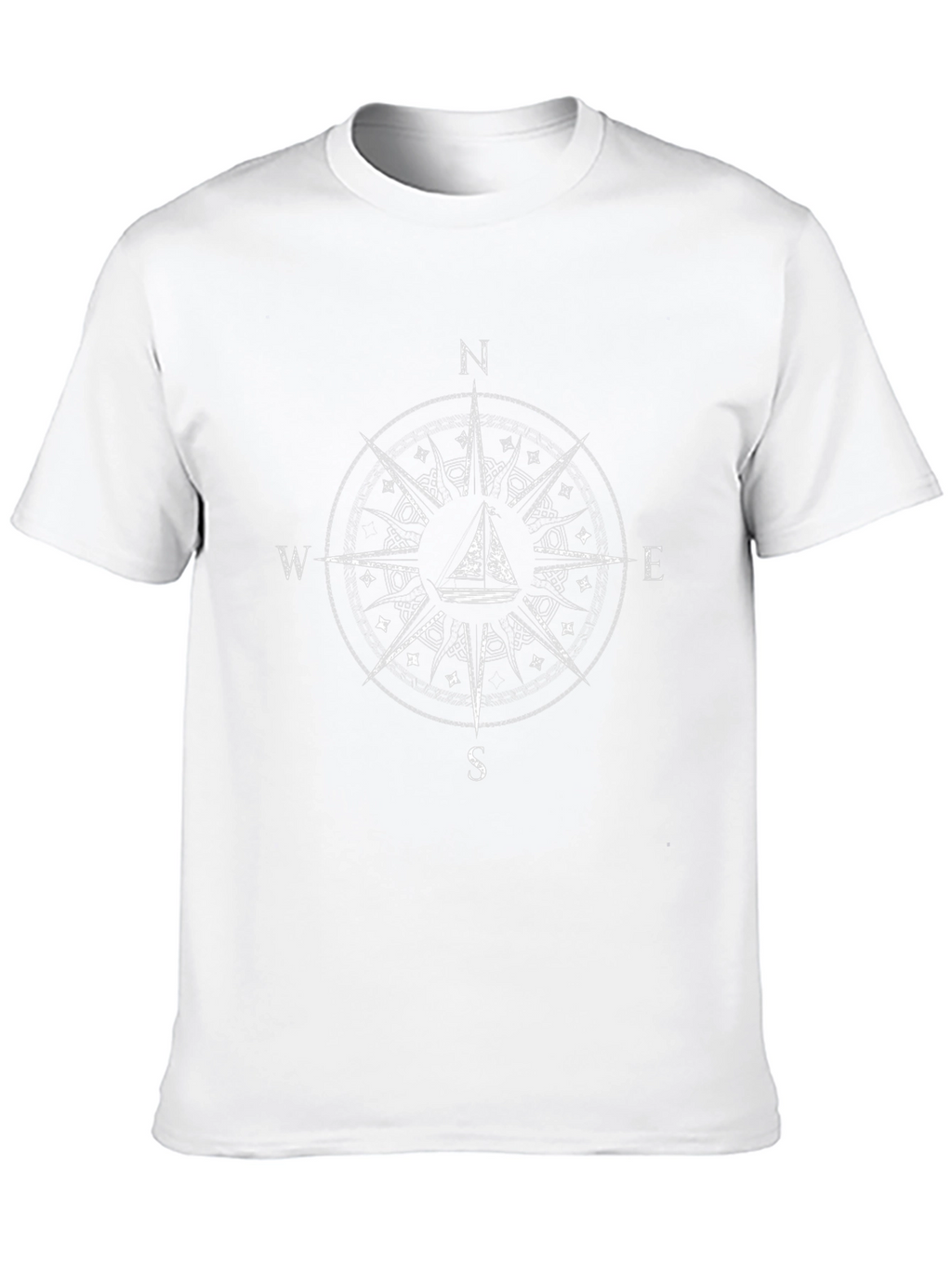 Nautical Compass Rose Graphic T-Shirt