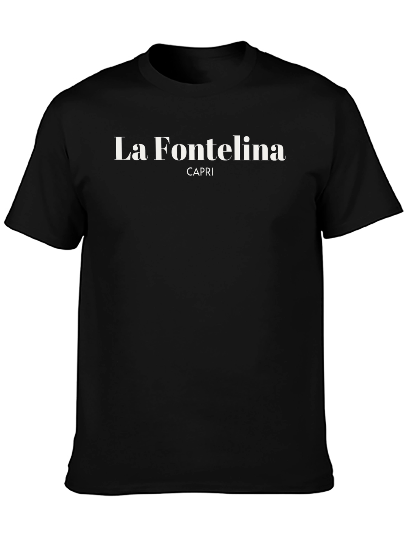 La Fontelina Capri Black T-Shirt
