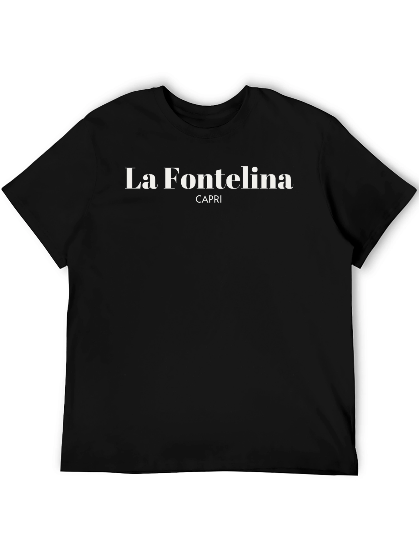 La Fontelina Capri Black T-Shirt
