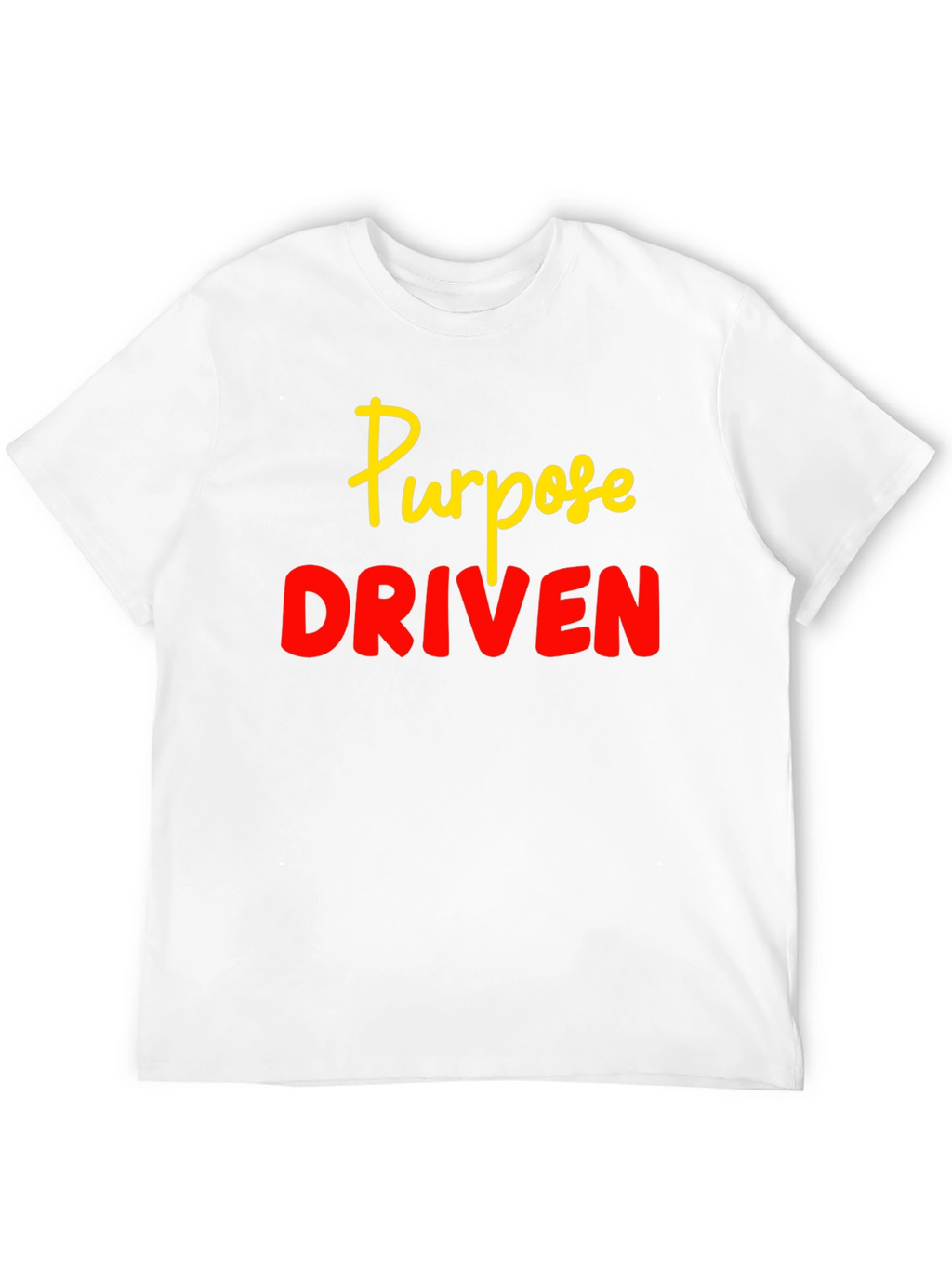 Purpose Driven Black T-Shirt - Stylish Statement Tee