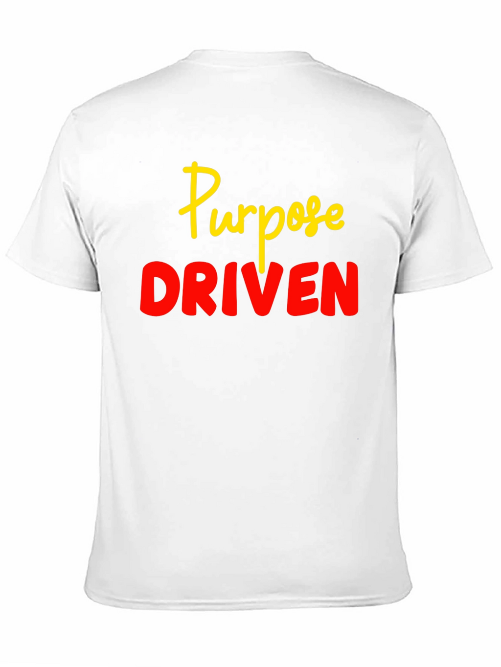 Purpose Driven Black T-Shirt - Stylish Statement Tee