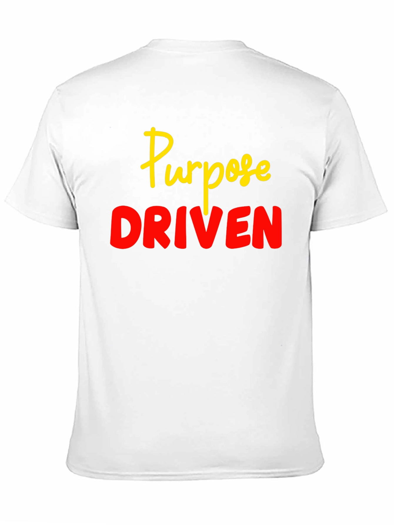 Purpose Driven Black T-Shirt - Stylish Statement Tee