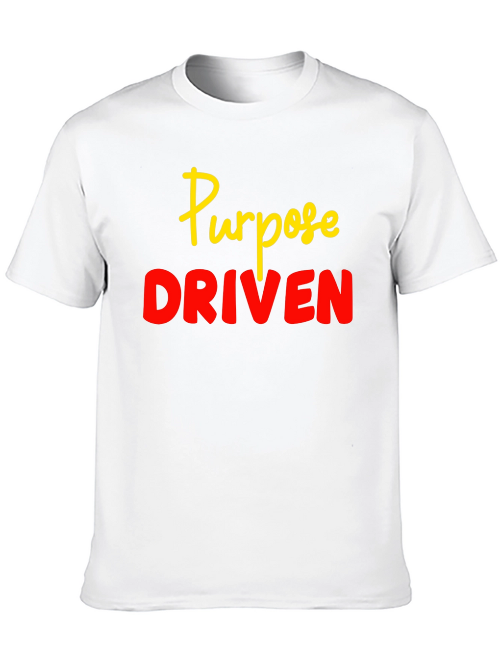 Purpose Driven Black T-Shirt - Stylish Statement Tee