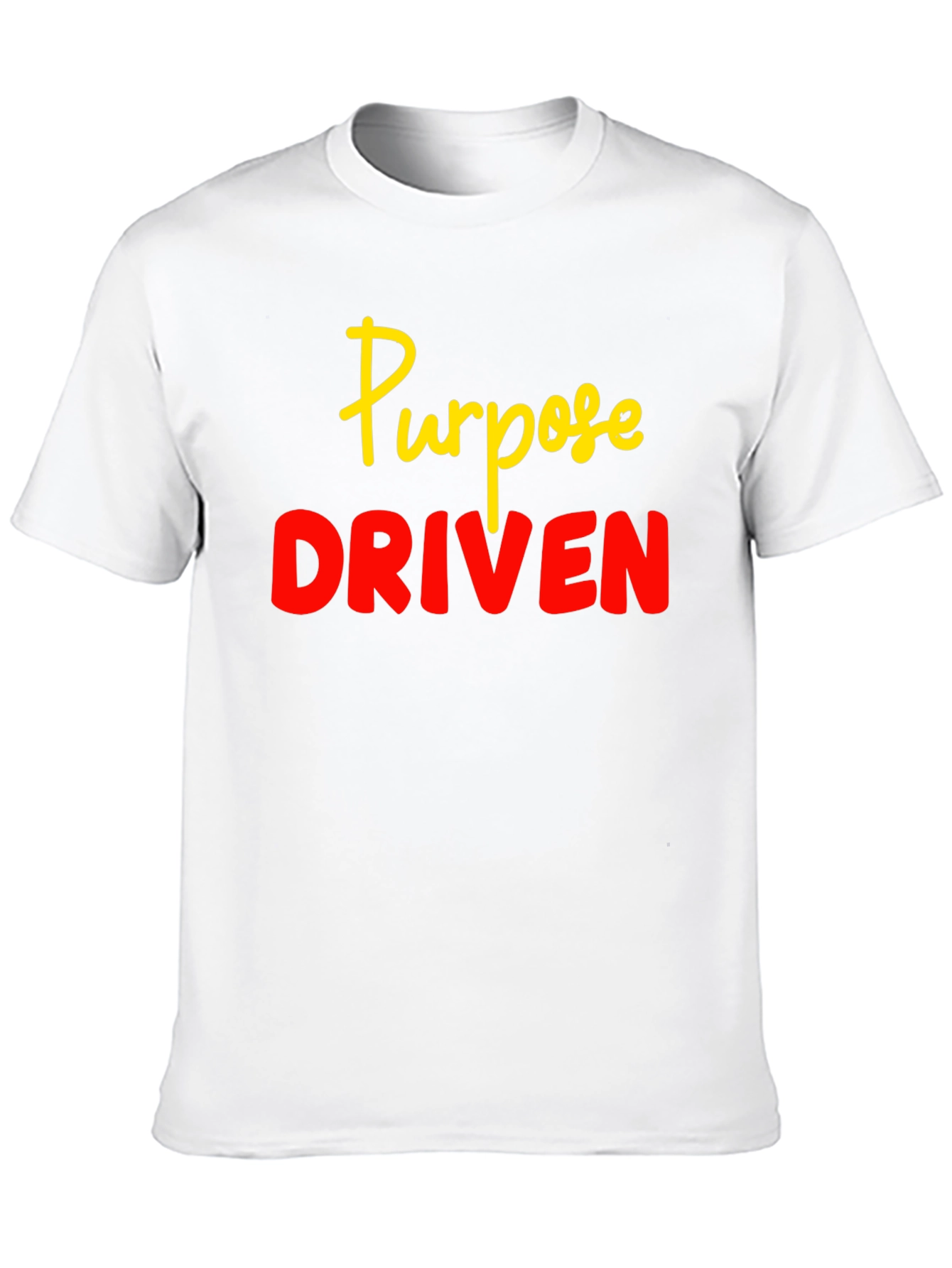 Purpose Driven Black T-Shirt - Stylish Statement Tee