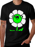 Funny Flower Graphic T-Shirt