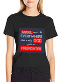Firefighter Angel T-Shirt - Heroic Design