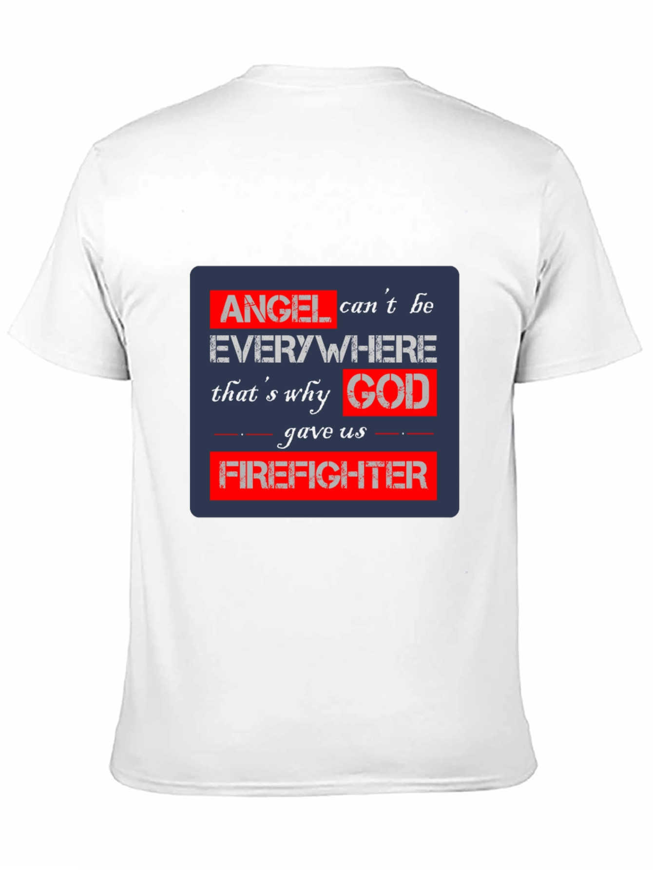 Firefighter Angel T-Shirt - Heroic Design