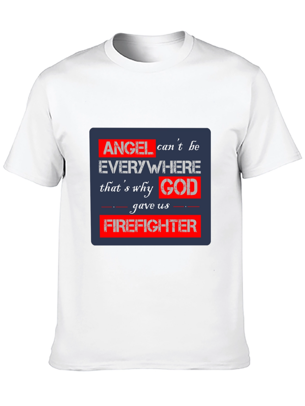 Firefighter Angel T-Shirt - Heroic Design