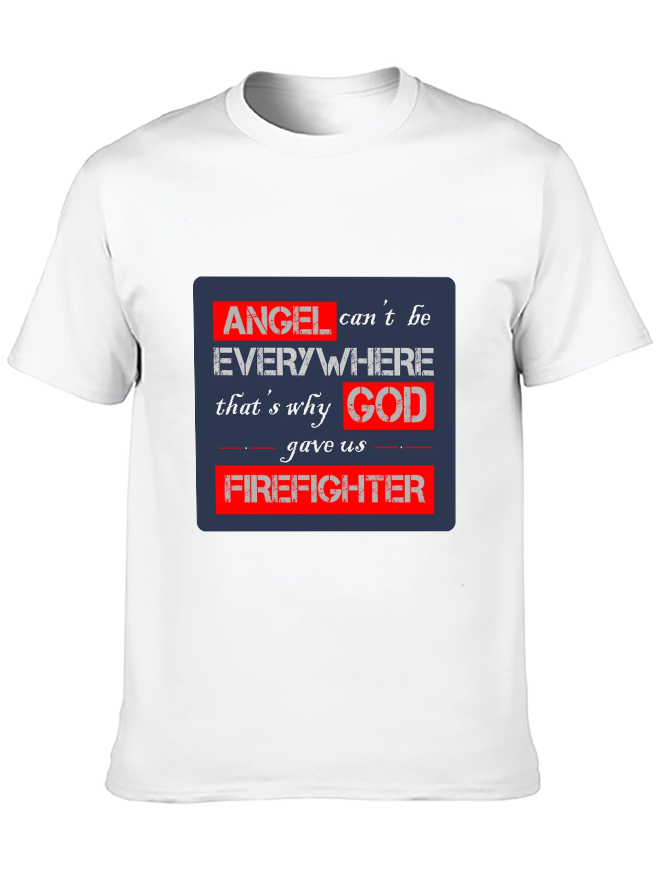 Firefighter Angel T-Shirt - Heroic Design