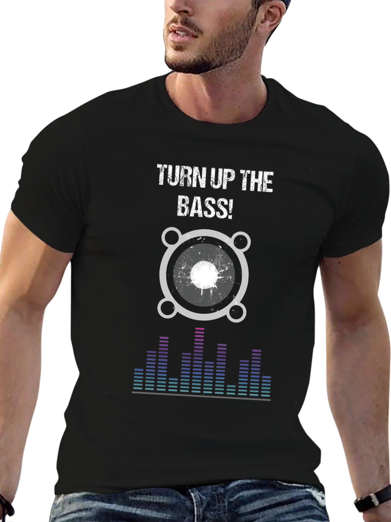 Turn Up the Bass Graphic Tee