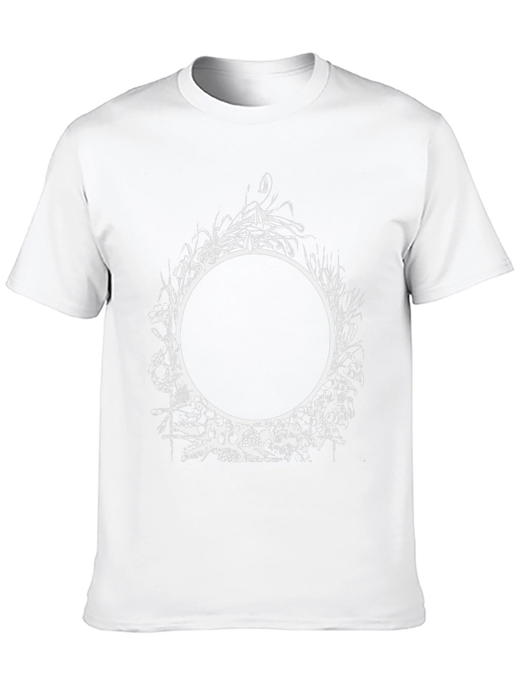 Abstract Circle Graphic Tee - Mens Black T-Shirt
