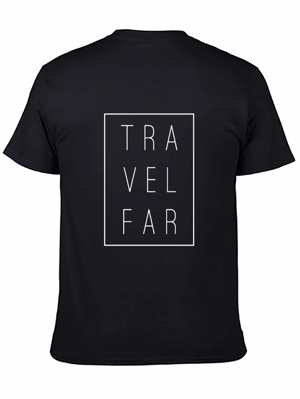 Travel Far Black Graphic Tee - Adventure Ready