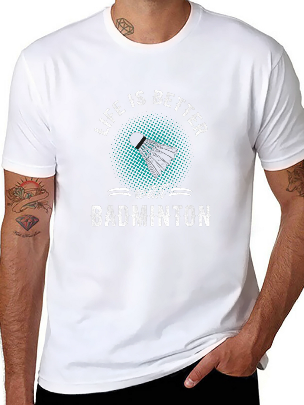 Badminton T-Shirt: Life is Better with Badminton
