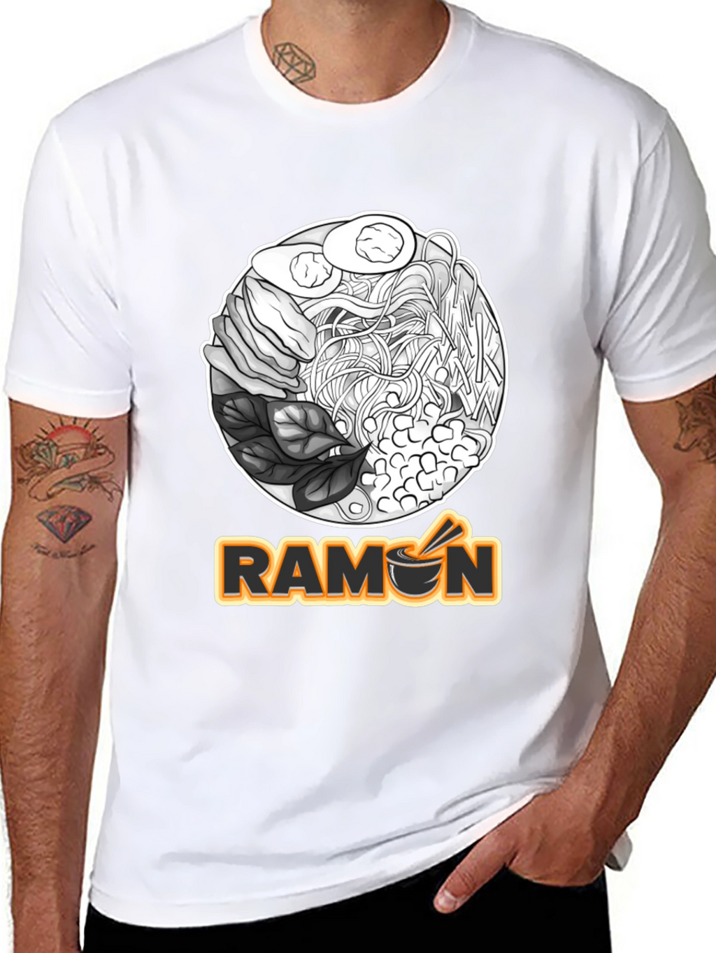 Ramen Graphic Tee - Unique Foodie T-Shirt