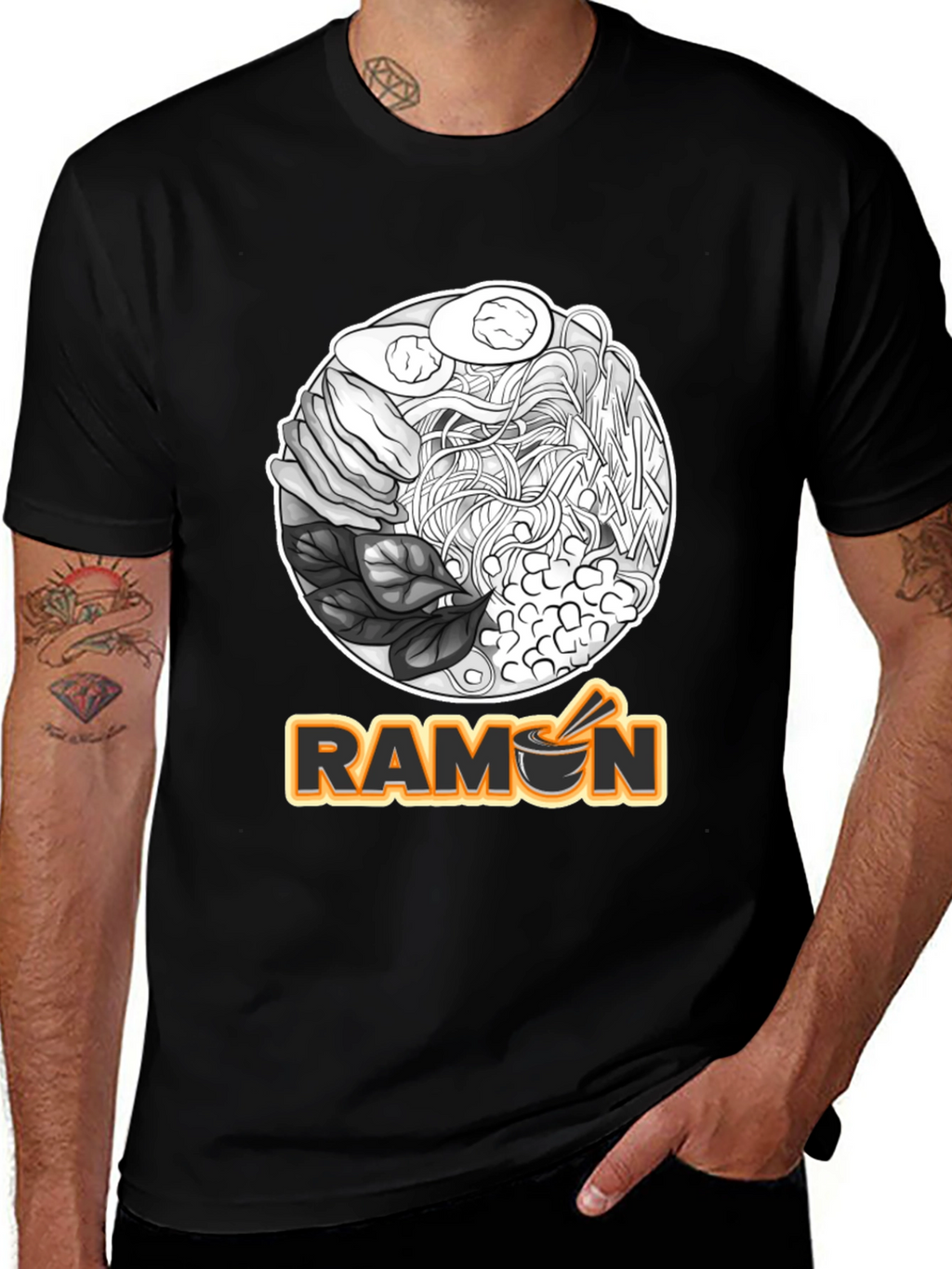 Ramen Graphic Tee - Unique Foodie T-Shirt