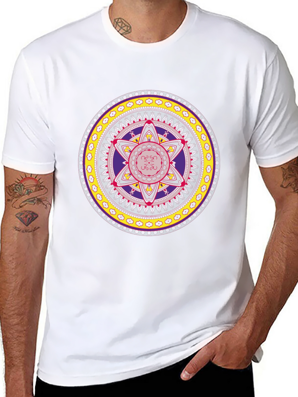 Geometric Mandala Graphic T-Shirt