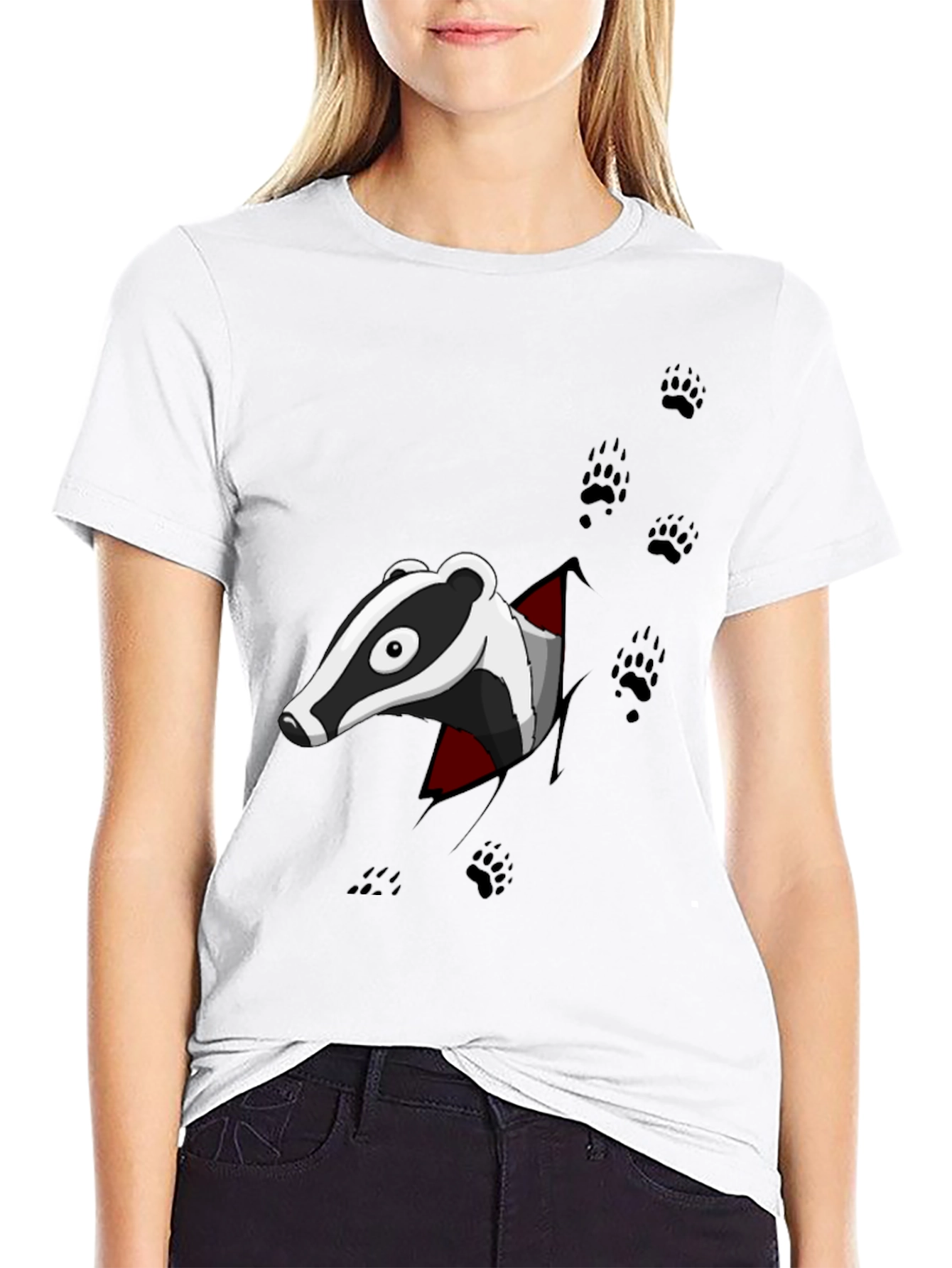 Badger Graphic Print T-Shirt