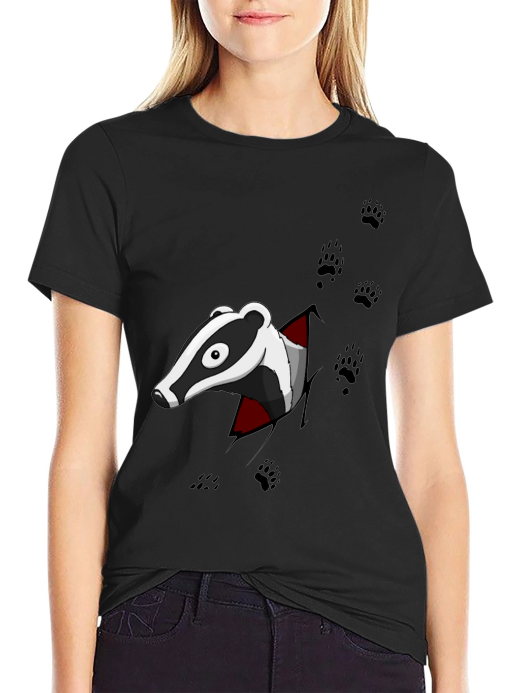 Badger Graphic Print T-Shirt