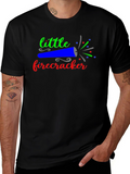 Little Firecracker Graphic Tee - Black