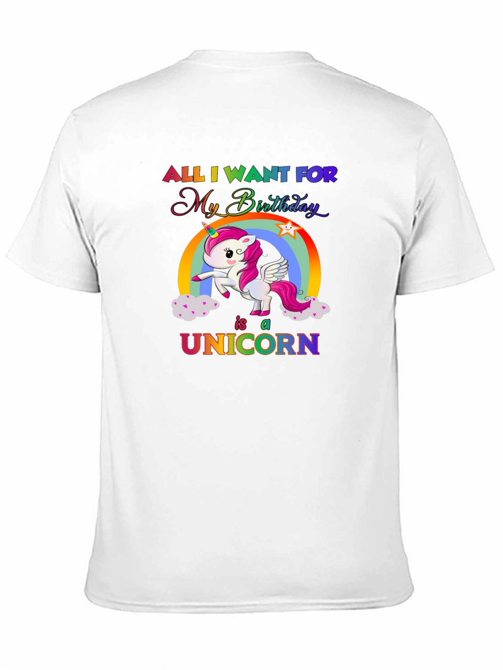 Unicorn Birthday Wish T-Shirt