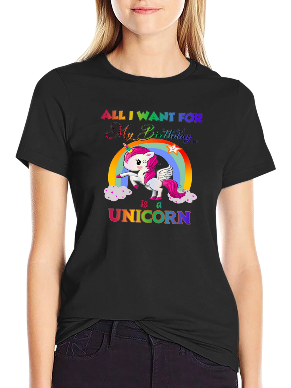 Unicorn Birthday Wish T-Shirt