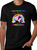 Unicorn Birthday Wish T-Shirt