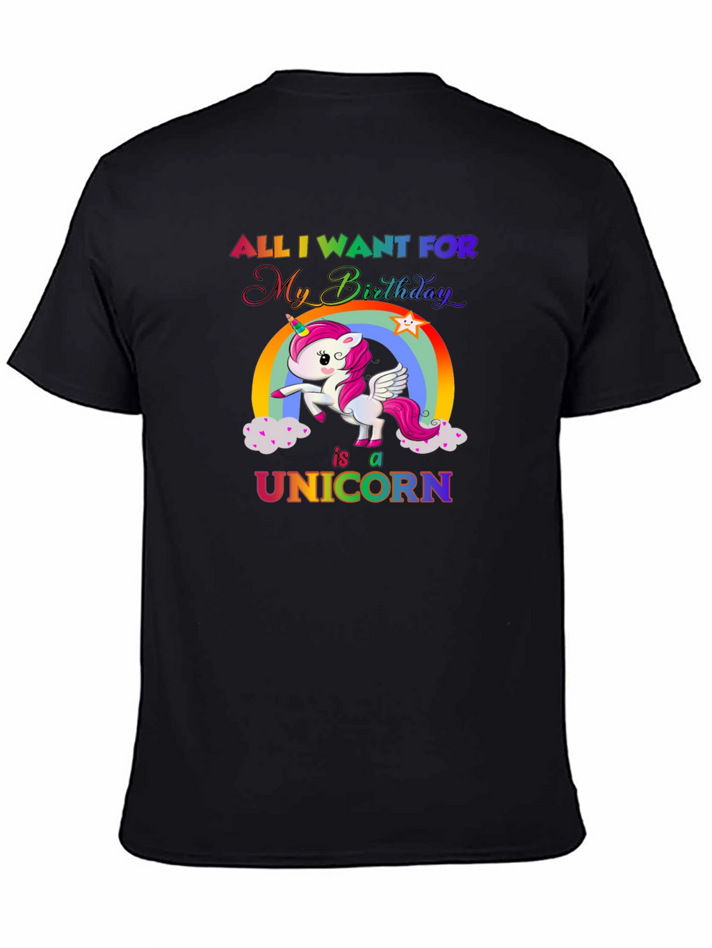Unicorn Birthday Wish T-Shirt