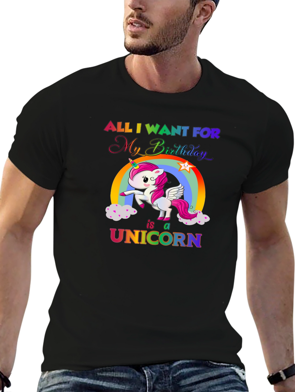 Unicorn Birthday Wish T-Shirt